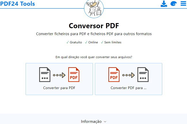 pdf24 conversores de pdf online gratis