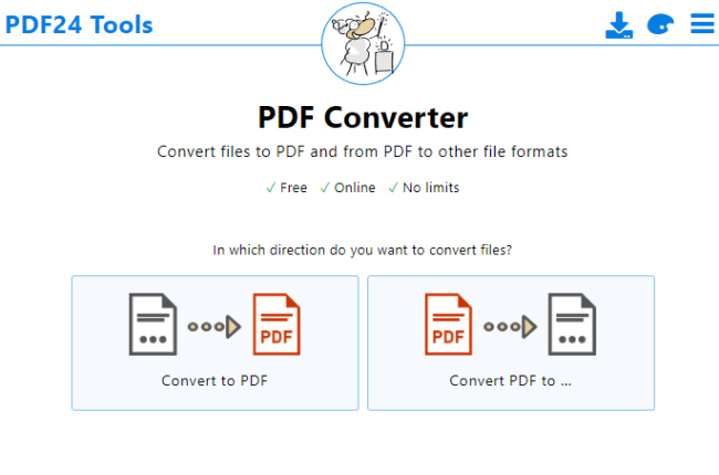 PDF24 PDF converter