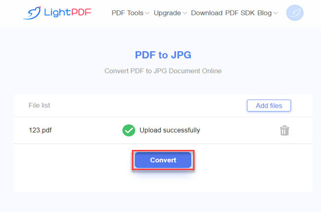 flatten PDF online with LightPDF