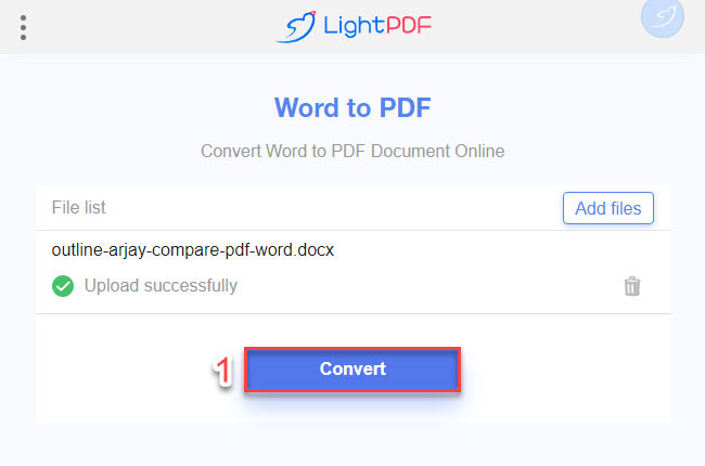 convert word to pdf online