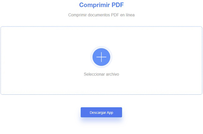lightpdf online subir comprimir pdf a menor tamaño