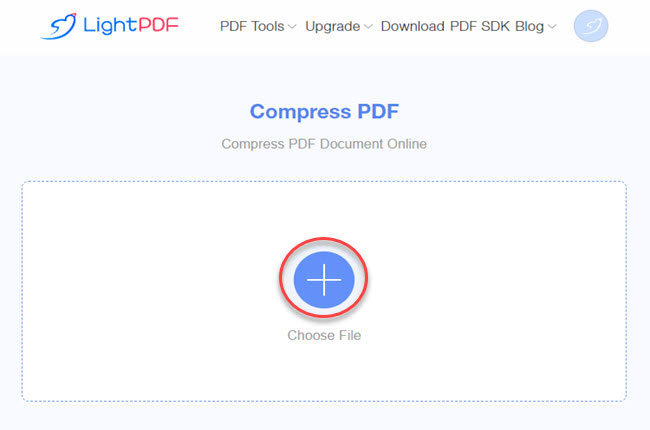 compress PDF size online