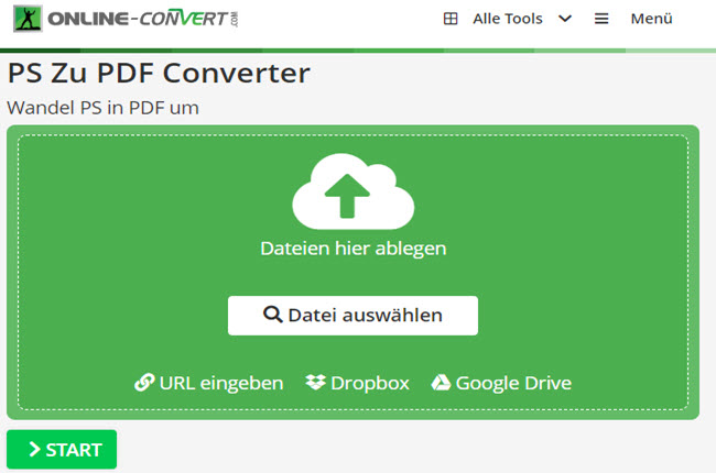 PS zu PDF Converter