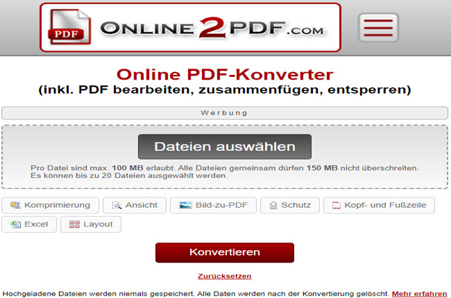 PS zu PDF konvertieren