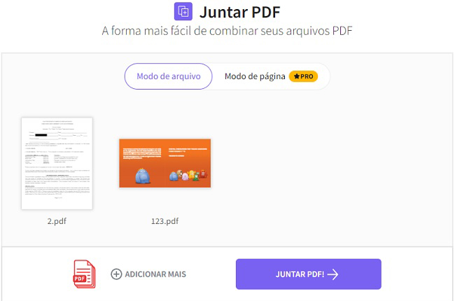 smallpdf mesclar pdf online