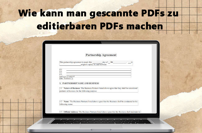 PDF beschreibbar machen