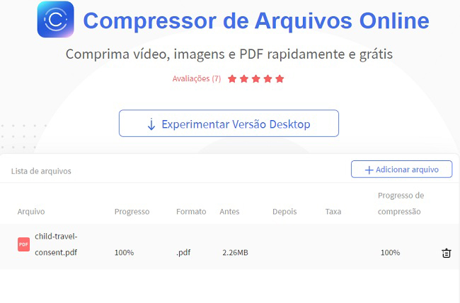 apowersoft ferramenta de compressão de pdf