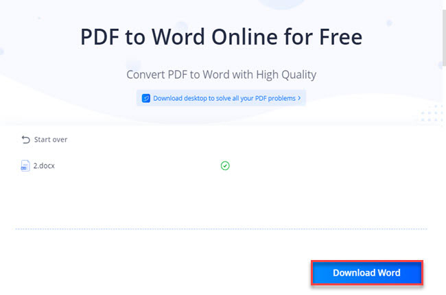 download converted PDFs from LightPDF