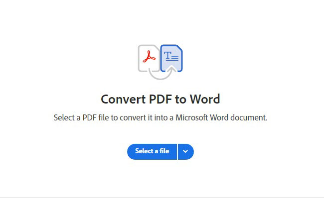 PDF to DOC converter online Adobe Acrobat