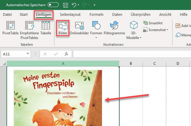 PDF direkt in Microsoft Excel einfügen