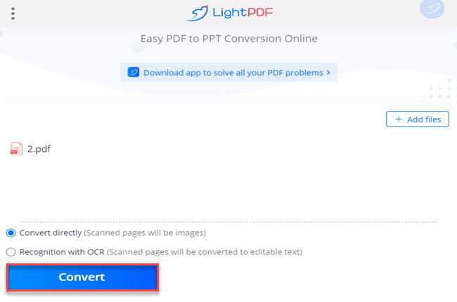 free PDF to PPT converter