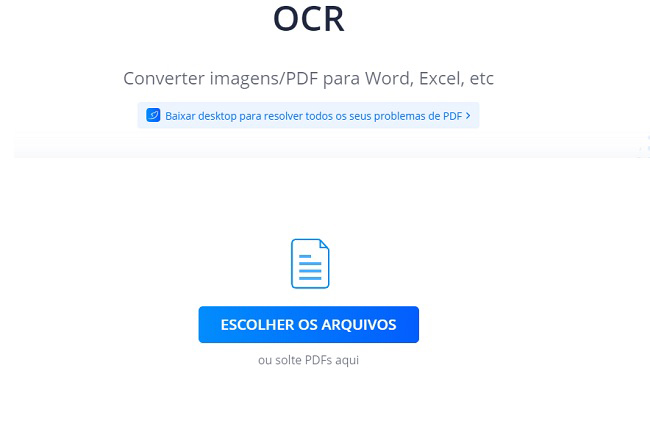 lightpdf ocr envio converter pdf escaneado para word