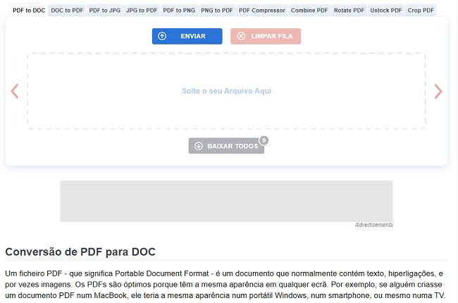pdftodoc conversor de pdf para word grátis