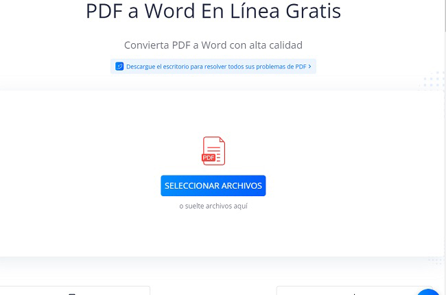 lightpdf subir convertir pdf escaneado a word