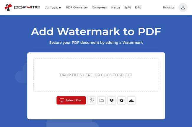 add stamp to PDF online using PDF4ME