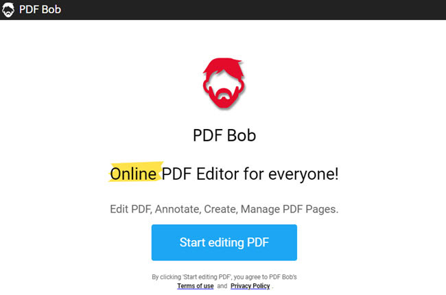 make notes on PDF with PDF Bob