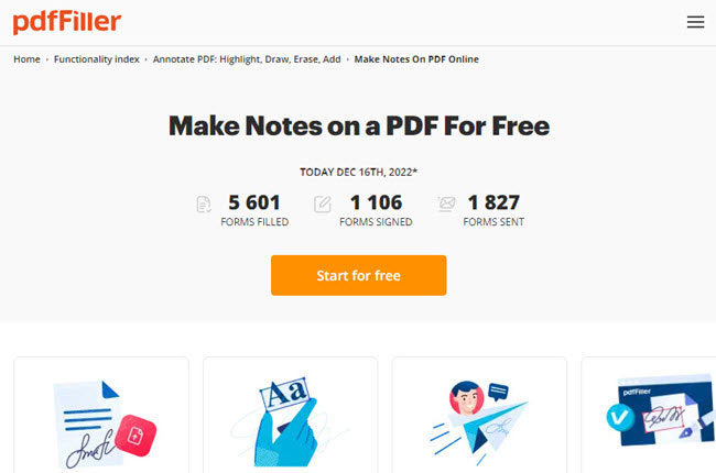 add notes to PDF online using pdfFiller