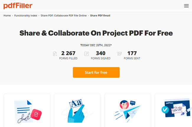 collaborate PDF with pdfFiller