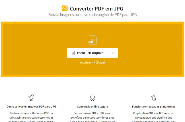smallpdf conversor de pdf para jpg grátis