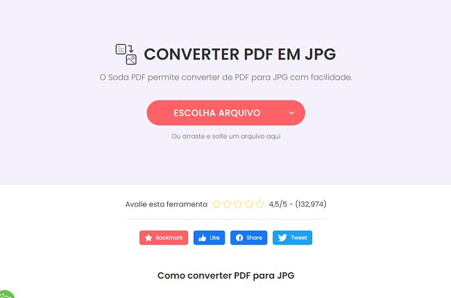 sodapdf conversor de pdf para jpg grátis
