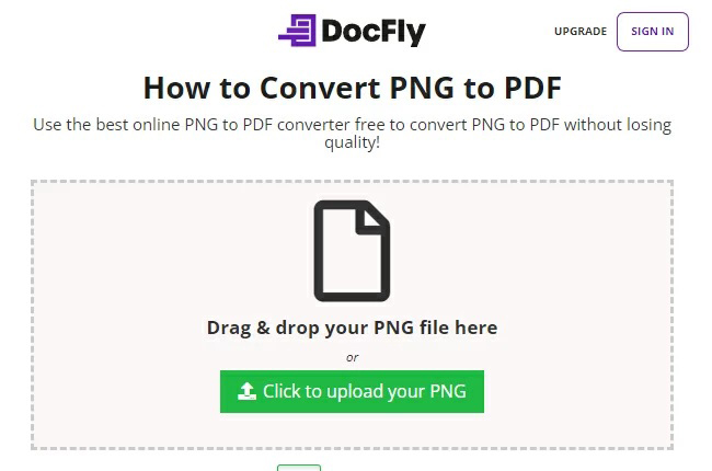 PNG mit DocFly zu PDF umwandeln