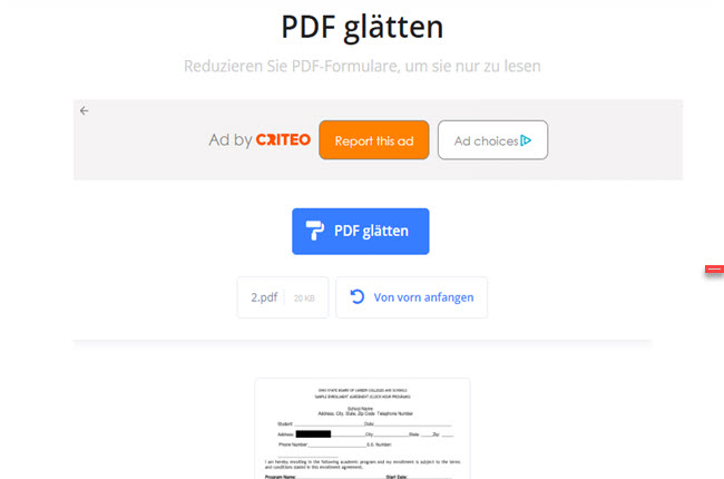 PDF auf i2PDF schreibgeschützt machen