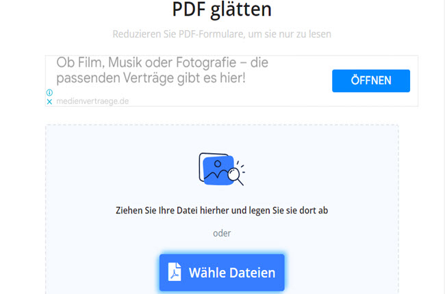 PDF glätten