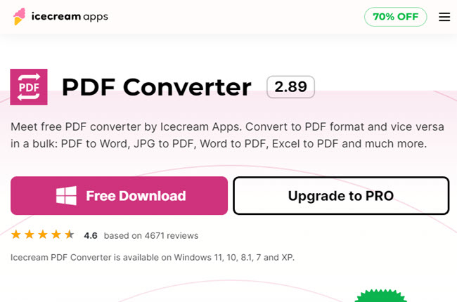 bulk convert JPG to PDF with IceCream PDF Converter