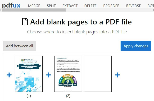 PDF neue Seite einfügen