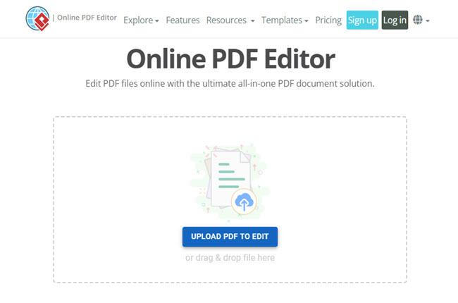 upload PDF to edit