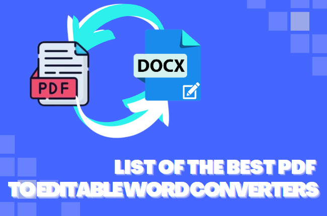 PDF to editable DOC converter