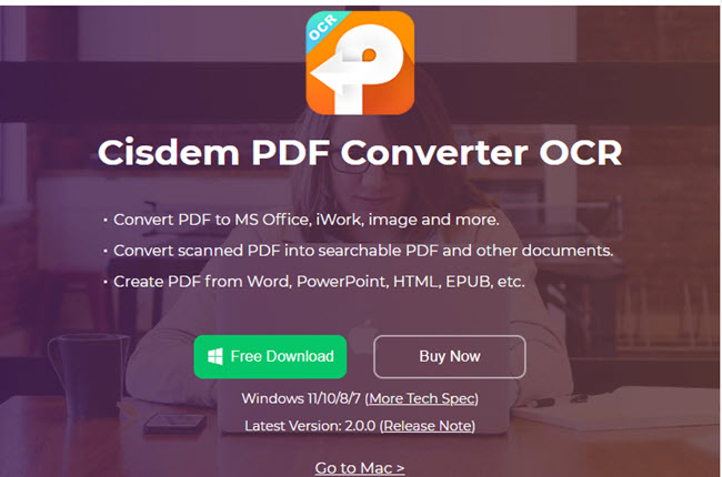 Cisdem PDF Converter OCR