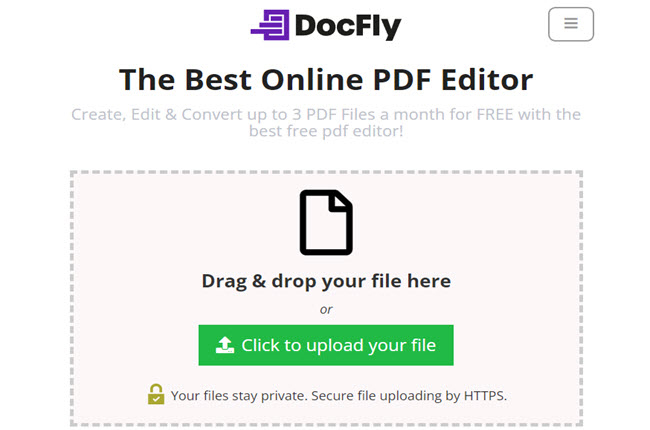 insert shapes in PDF online auf DocFly