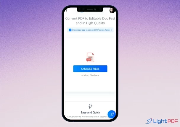 LightPDF Free Online PDF to Word