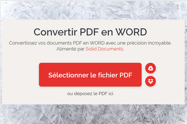 pdf en word avec iLovePDF