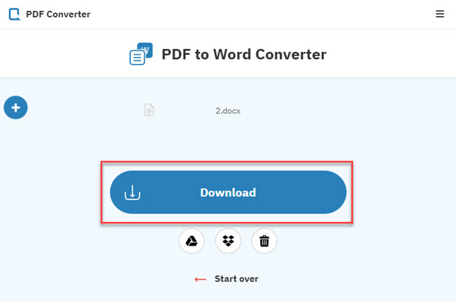 online convert PDF to Word editable format