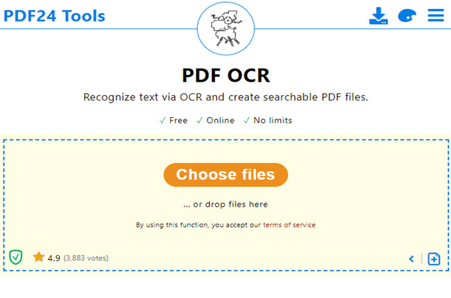 PDF24 Tools PDF OCR
