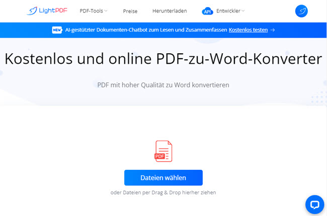 kostenlose PDF zu Word Konverter