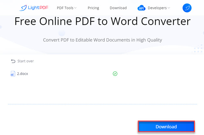 copy the content of the converted file