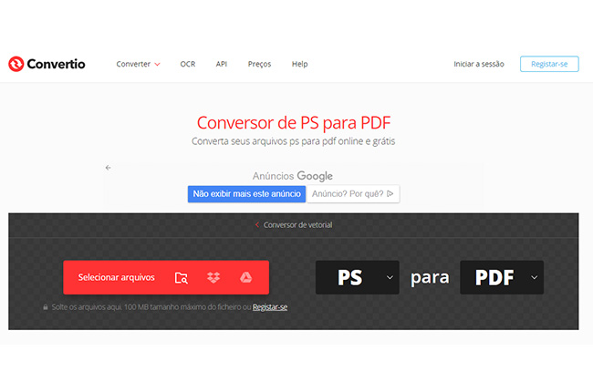 onlineconvert converter ps para pdf-convertio