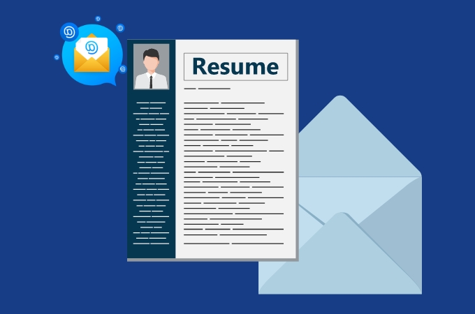 how to send a resume through email