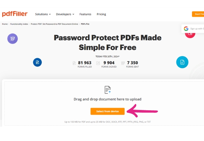 protect PDF from copying pdffiller