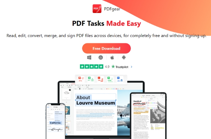 scan several pages to one PDF pdfgear