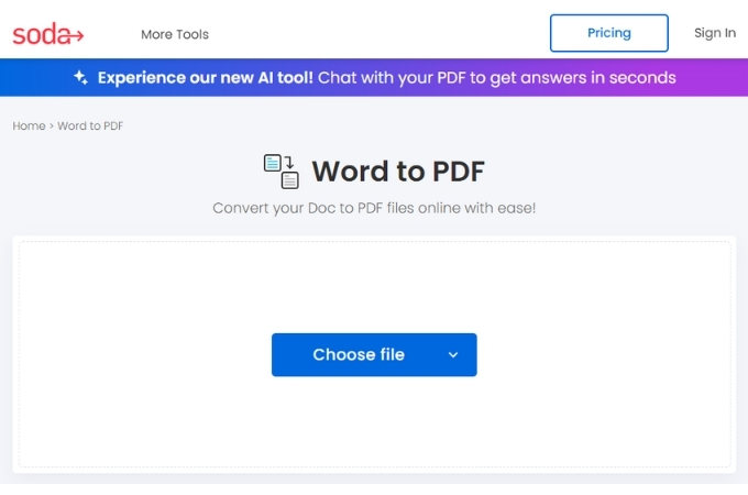 batch convert word to PDF soda