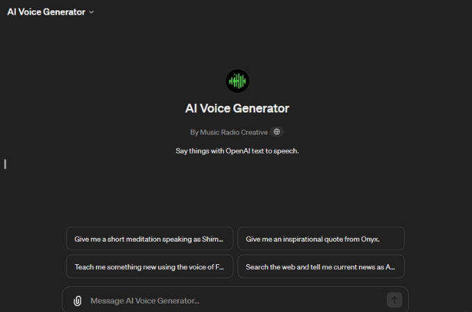 AI Voice Generator