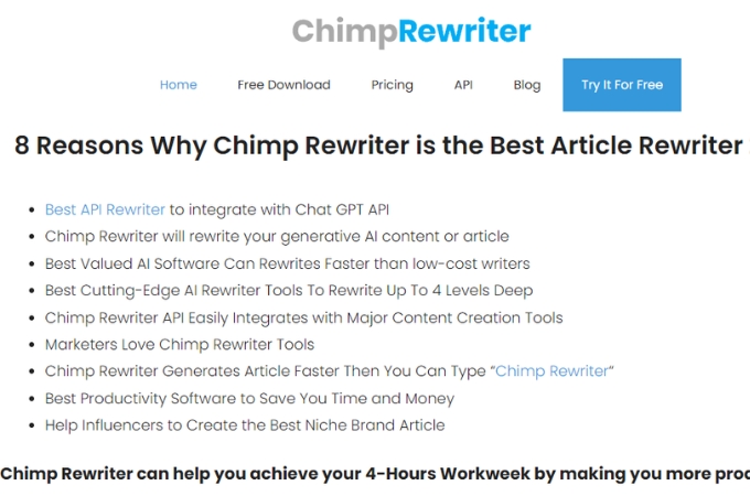 Chimp Rewriter