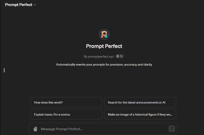 Prompt Perfect