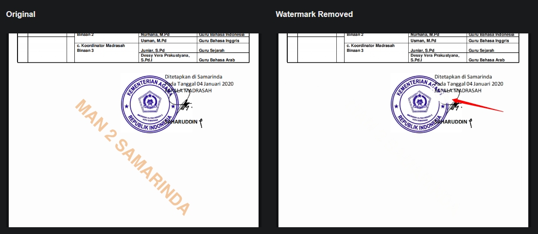 ai to remove watermark