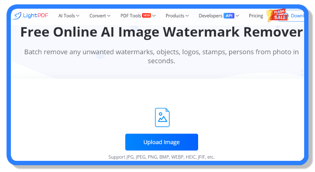 lightpdf watermark removal