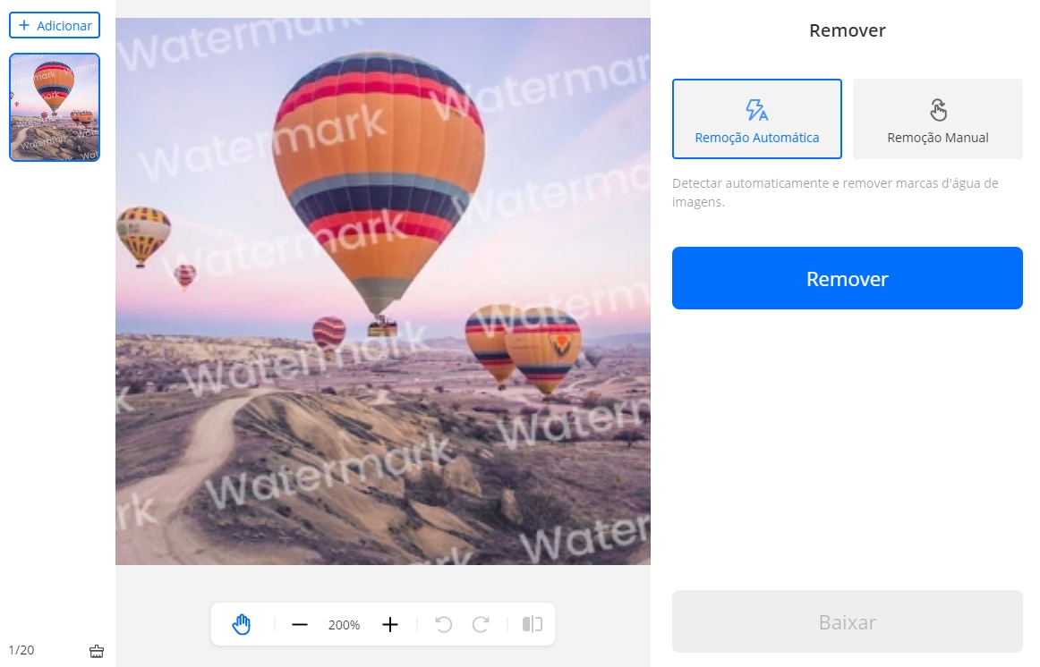 removedor de marca d'água online